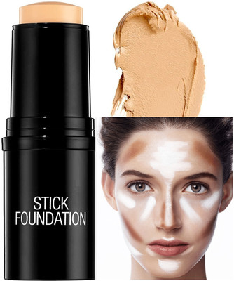 YAWI Oil-Free Roll On Makeup Opaque Foundation Concealer Panstick Concealer(MEDIUM BEIGE, 8 g)