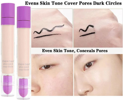 tanvi27 Oil Control Foundation Invisible Pores Dark Circles Freckle Face Base Concealer(IVORY, 18 ml)