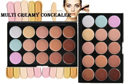 tanvi27 15 MULTI COLOR WATER PROOF MAKEUP BASE CONTOUR PALETTE Concealer(multi color, 44 g)