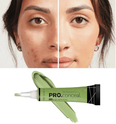 DARVING Natural Concealer Pro High Definition Green Corrector Concealer(GREEN, 8 g)