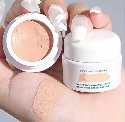 THTC Full Coverage Waterproof-Blendable --Long-lasting-Matte  Concealer(fs28-beige, 12 g)