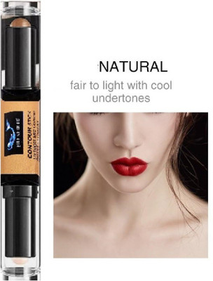 BLUEMERMAID 3D Makeup Contour Highlight Stick Double-ended Contouring Concealer(MULTI COLOR, 8 g)