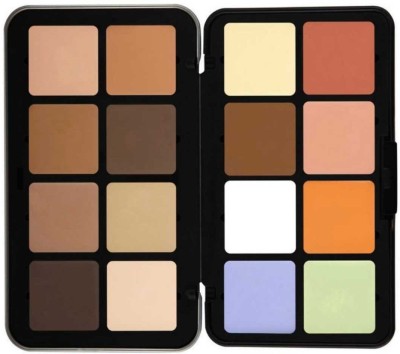 LOVE HUDA Professional Waterproof Makeup Contouring Camouflage HD Concealer Palette Concealer(Multicolor, 40 g)