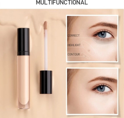 GABBU Full Coverage Concealer Crease Resistance Concealer(BEIGE, 6 ml)