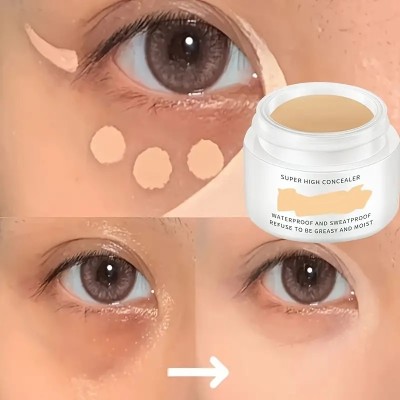 WOONGMI High Coverage Concealer, Dark Circles Long-lasting Waterproof Concealer(FS28, 12 g)