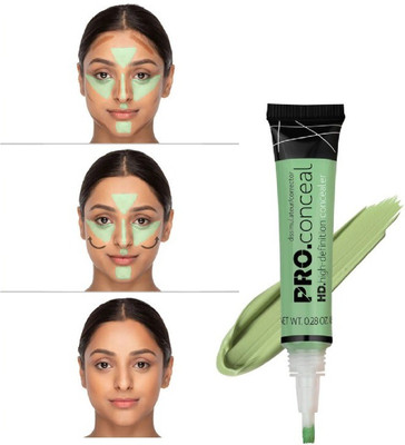 SEUNG FACE PRO CONCEALER GREEN COLOR FOR REDNESS Concealer(GREEN, 8 g)