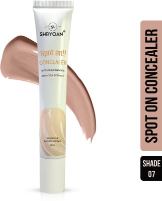 Shryoan Spot on Concealer I Full Coverage & Waterproof With Niacinamide & Cica Extract Concealer(Shade - 07, 25 g)