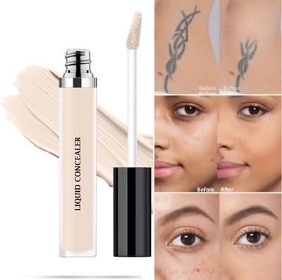YAWI Liquid Light Weight Full Coverage with Matte finish  Concealer(Ivory, 7 ml)