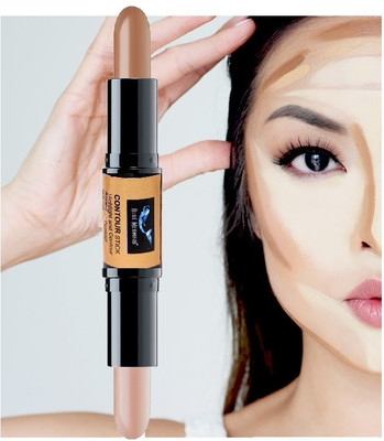 BLUEMERMAID HIGH QUALITY BEST 2 IN 1 CONTOUR STICK WATERPROOF FORMULA Concealer(MULTI COLOR, 8 ml)
