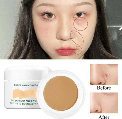 MYEONG Full Coverage Foundation Full Coverage Concealer Cream Waterproof Makeup Concealer(CHIN, 12 g)