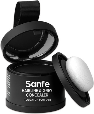 Sanfe Hairline & Grey Concealer Powder, Root Touch Up for Grey Hair I Pack of 1 Concealer Offers & Cashback