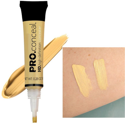 Latixmat Pro Conceal High-Definition  Concealer(Yellow, 8 ml)