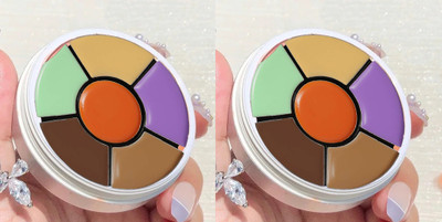 Emijun Pro Ultra HD 6 Color Concealer Contour Palette for Face Makeup Concealer(MULTI COLOUR, 4 g)