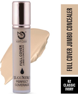 Half N Half OIL CONTROL Perfect Coverage CL-11-02 Classic Ivory Concealer(02 Classic Ivory, 11 ml)
