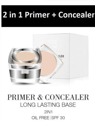 Neycare 2-in-1 Oil-Free Primer and Concealer: Long-Lasting Base for Flawless Look Concealer(MULTI COLOR, 9 g)