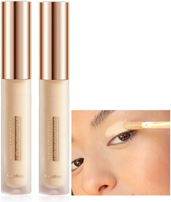 ADJD Combo High Coverage Liquid Full Coverage  Concealer(NATURAL, 12 ml)