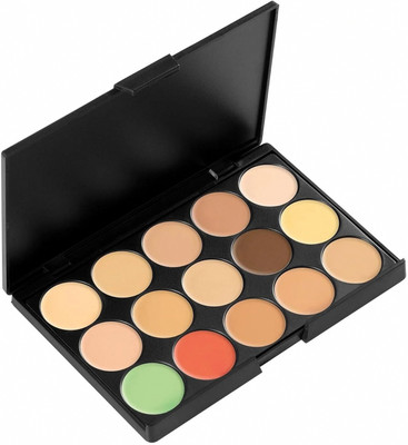 HUDA QUEEN 15 Shade Multi Use Concealer Corrector Palette Concealer(Multicolor, 30 ml)