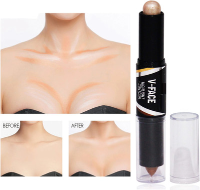 Emijun V-FACE HIGHLIGHTER AND CONTOUR STICK Concealer(NATURAL, 8 g)