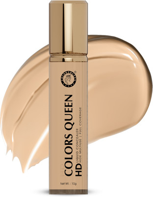 COLORS QUEEN HD Liquid Concealer with Full Coverage, Long Lasting & Easily Blendable Concealer(Shade - 08, 10 g)