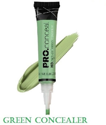 SILDUST Best Full Coverage Pro Face Concealer for All Skin Types Concealer(GREEN, 8 g)