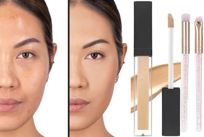 GABBU High Cover Concealer hd Finish full coverage/* Concealer(ivory, 8 ml)