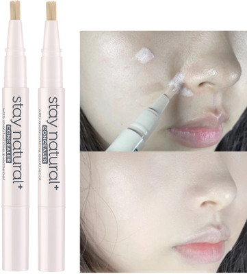 ADJD Combo High Coverage Natural Concealer With Moisturizing Concealer(IVORY, 6 ml)