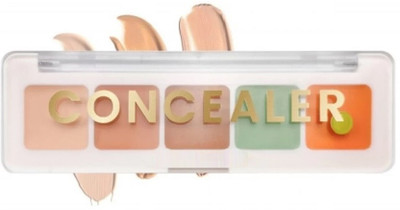 THTC 5 IN ONE Base Concealer Palette Shade  Concealer(multi color, 10 g)