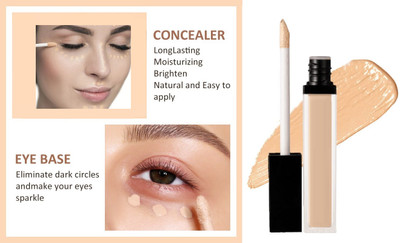 BLUEMERMAID WATERPROOF LIQUID CONCEALER FOR HIDE DARK CIRCLES Concealer(IVORY, 8.5 g)