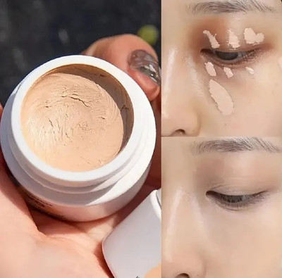 GABBU Best Cover Dark Circles Fully Coverage Creamy Foundation Concealer(IVORY, 12 g)