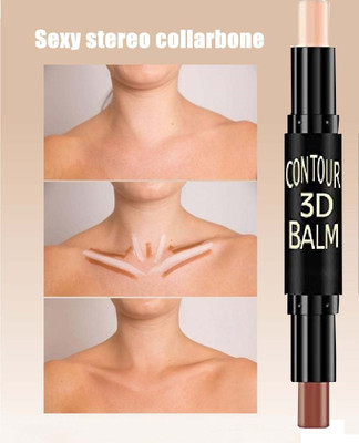GFSU - GO FOR SOMETHING UNIQUE Perfect 2 In 1 Stick Concealer Bronzer and Highlighter Stick Concealer(Beige, 8 g)