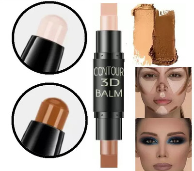 KAIASHA Contour 3D Balm 2 IN 1 HIGH COVRAGE SMOOTH & WATERPROOF Concealer(BEIGE, 10 g)
