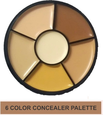 Neycare 6 color concealer palette waterproof long lasting with matte finish Concealer(MULTI COLOR, 6 ml)