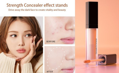 SEUNG Full Coverage Liquid Concealer, Matte & Poreless Ultra Blendable Concealer(VANILLA, 6 ml)