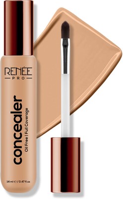 Renee PRO Liquid Concealer 14ml, Long-Lasting, Oil Free, Full Coverage, Natural Finish Concealer(Chestnut, 14 ml)