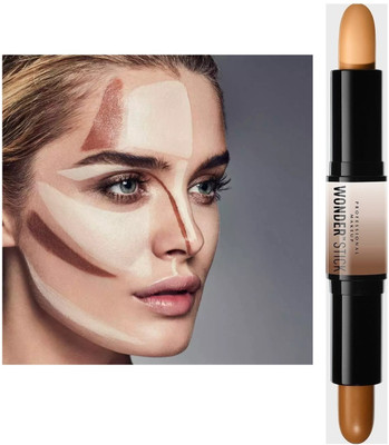 Vyomiris Contouring and Highlighter in One for Long-Lasting Contours and Perfect Coverage Concealer(Multicolour, 8 g)
