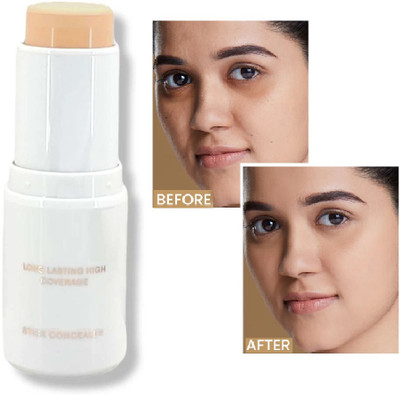 Latixmat HD Foundation Stick SPF-20 Full Coverage Waterproof Smudge Proof Rollon Panstick Concealer(Beige, 20 ml)