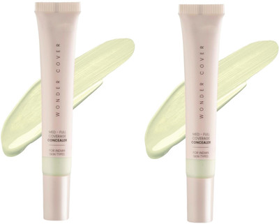 ADJD Combo Cover Full Coverage Long Lasting Liquid Concealer Patel green Concealer(Patel green, 24 g)