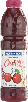 MANAMA Cherry Fruit Crush Dessert Topping for Ice Creams and Shakes(750 ml)