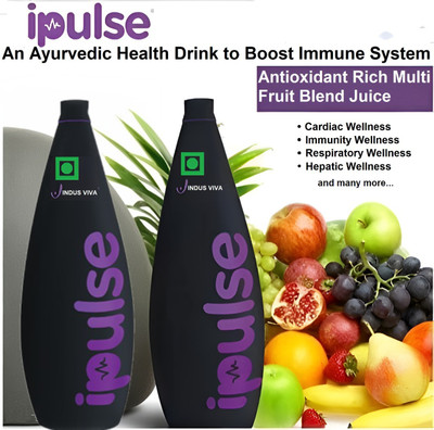 INDUS VIVA INDUSVIVA I Pulse premium Health Booster Fruits & Acai Berry Juicee(2 x 1000 ml)