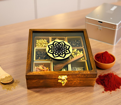 THE KALAKARAS Spice Set Wooden(1 Piece)