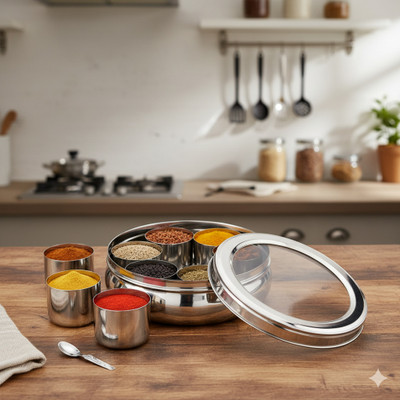 SOMWARE Spice Set Stainless Steel(1 Piece)