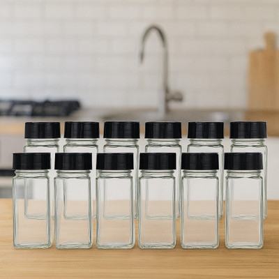 b7 Creations Salt & Pepper Set Glass(12 Piece)