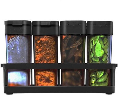 DCP ENTERPRISE Plastic Fridge Container  - 125 ml(Pack of 4, Multicolor)