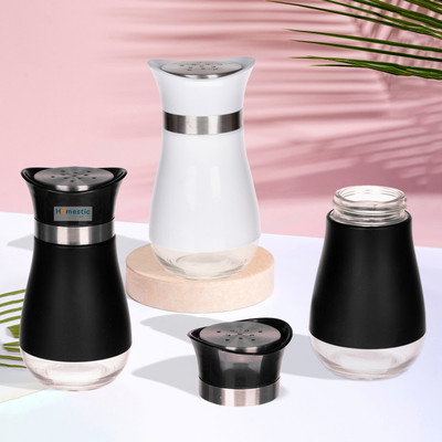 HOMESTIC by Kuber Industries Salt & Pepper Set Stainless Steel(3 Piece)