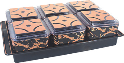 SUNLIFE - Marriot-6 Multipurpose Set - 6 Bowls With Tray - Gifting Bowl, Tray Serving Set(Pack of 6)