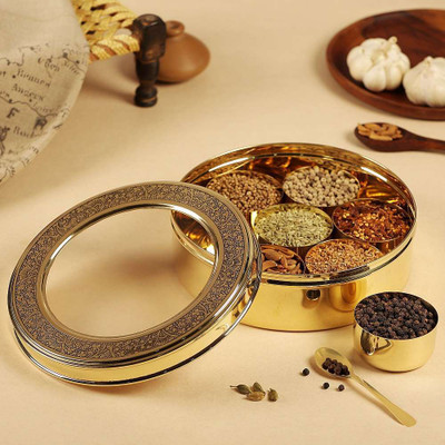 Chakmak Spice Set Brass(1 Piece)