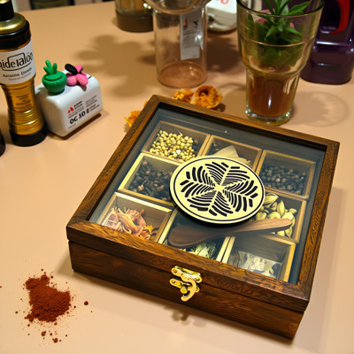 THE KALAKARAS Spice Set Wooden(1 Piece)