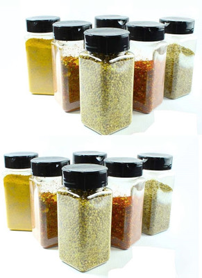 Coozico Spice Set Glass, PTFE (Non-stick)(12 Piece)