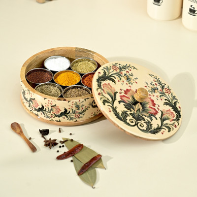 Brick Brown Spice Set Wooden(1 Piece)