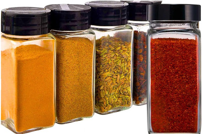 VarniZone Salt & Pepper Set Glass(5 Piece)